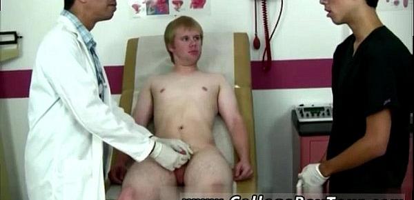  Medical exam men movies clips gay first time Streams of his glue were